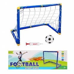 Набор Футболиста: ворота, мяч, насос с иглой (Shantou, 9677) - миниатюра