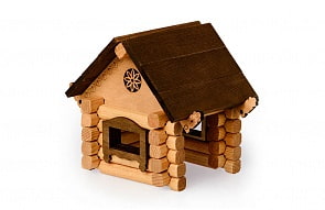 Деревянный конструктор – Изба (Томик, 1-20 ТОМИКsim) 