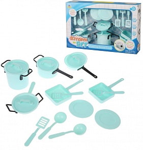 Игровой набор - Посуда, 18 предметов (Shantou, K8820-1)