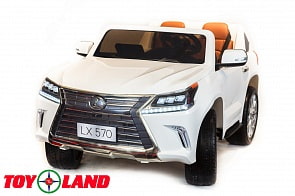 Электромобиль Lexus LX570 (ToyLand, BK-F570_белый)