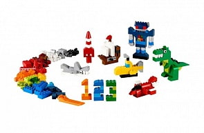 Lego Classic. Дополнение к набору для творчества – яркие цвета (Lego, 10693-L)