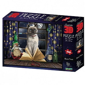Пазл 3D 500 - Фокус-покус (Prime 3D, 10190-SBM)