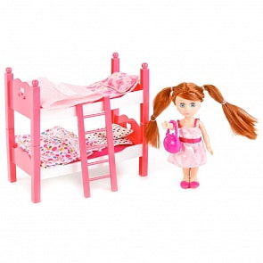 Кукла с кроватью, с аксессуарами (CX63006W) (ассортимент)