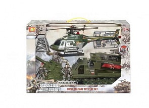 Набор военной техники с фигуркой и аксессуарами (Junfa Toys, HW-M3113)