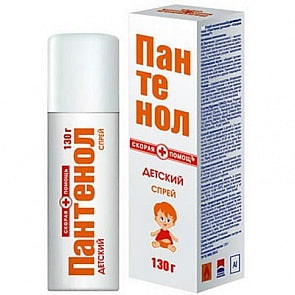 Детский спрей - Пантенол, 130 г (Скорая помощь, 55-12199)