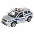 Машина Полиция Suzuki Vitara 12 см серебристая двери и багажник открываются металлическая  - миниатюра №2