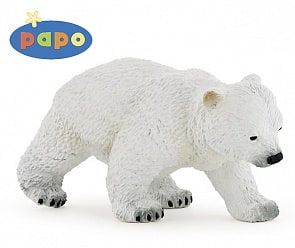Фигурка Идущий полярный медвежонок (Papo, 50145_papo)