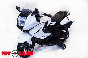Электромотоцикл Moto белый (ToyLand, XMX 316 Б) Электромотоцикл Moto белый (ToyLand, XMX 316 Б)