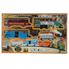 Железная дорога со световыми и звуковыми эффектами (Yako, Y1699025) 