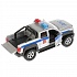 Машина металлическая Пикап Полиция 13,3 см., свет и звук, открываются двери, инерционная  - миниатюра №3