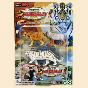 Набор Дикие животные, 3 фигурки (Amico, 17697)