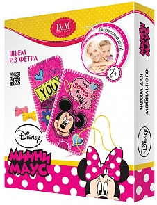 Набор шьем из фетра - чехол для телефона «Милашка Минни Маус» (Docha&Mama, 53925)