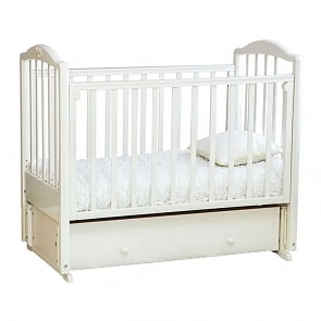 Кровать детская Красная Звезда С 580 Регина накладка №23 Бабочки, ваниль (Красная Звезда, КЗ-C 580_ваниль)