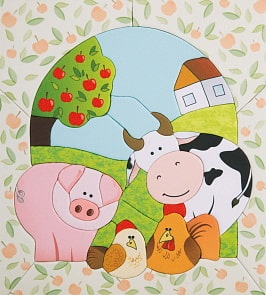 Набор для творчества - Пэчворк без иглы. Ферма (Peppy, CPW-0107)