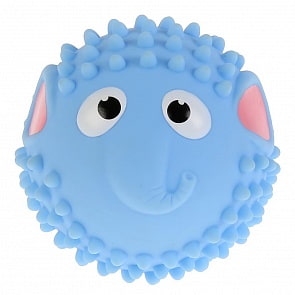 Мячик-слон голубой Капитошка для купания, пластизоль, 8 см (Играем Вместе, LX-SB12)