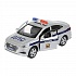 Машина Hyundai Solaris - Полиция, 12 см, свет-звук инерционный механизм, цвет серебристый  - миниатюра №3