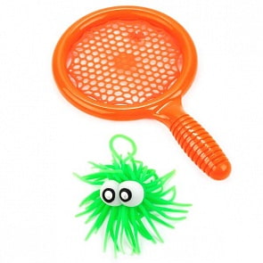 Набор детская ракетка тянучка, мяч со светом (B1665355sim)