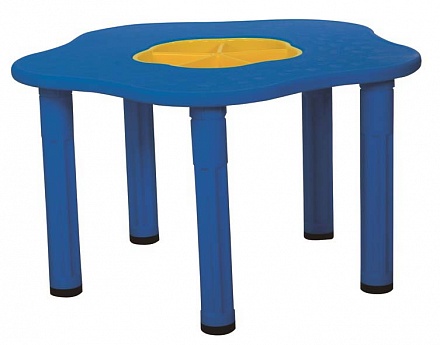 Детский столик с системой хранения мелочей - Сэнди, синий 