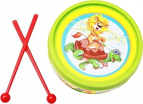 Игрушка музыкальная – Барабан из серии Львёнок (Рыжий кот, И-0909)