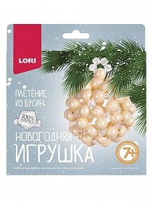 Плетение из бусин - Новогодняя игрушка. Зимнее утро (Lori, Пз/Бус-006)