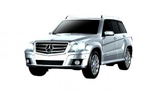 Mercedes GLK на радиоуправлении, масштаб 1:43 (RASTAR, 32000)