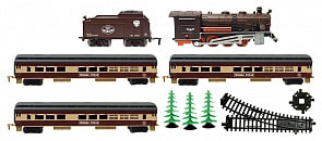 Железная дорога - Голубая стрела, тепловоз, пассажирский вагон (Голубая стрела, 2022B)