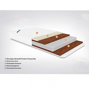 Матрас детский Afalina Баю-бай Cristal, 120 x 60 см (Afalina, AF-102120_Баю-бай Cristal)