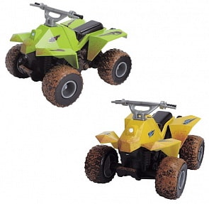 Квадроцикл фрикционный со светом и звуком, 8 см (Dickie, 3341009)