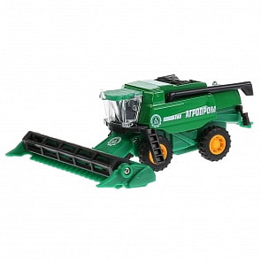 Комбайн зерноуборочный, 12 см, открываются двери, инерционный (Технопарк, SB-17-63-B-WB)