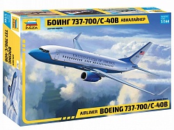 Модель сборная - Боинг 737-700 (Zvezda, 7027з) - миниатюра