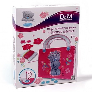 Набор шьем из фетра сумочку «Нежные цветы» (Docha&Mama, 51152)