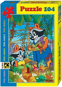 Пазл Крошка Енот, 104 элементов (Step Puzzle, 82006)