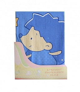 Постельное белье Ёжик Топа-Топ, 3 предмета, цвет – голубой (Золотой Гусь, 2182-z)