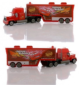 Инерционный грузовик МАК из мультфильма Тачки (Yellow, 2459)