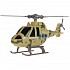 Вертолет военный, 19 см, свет и звук, подвижные элементы  - миниатюра №3