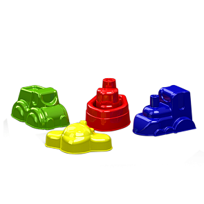 Набор формочек «Транспорт» (Плэйдорадо, 70003)