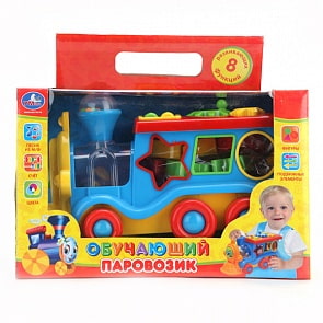 Паровозик обучающий (Умка, B746947Rsim)