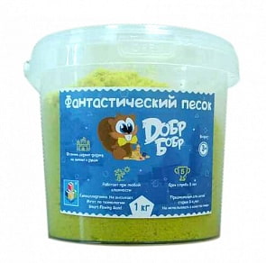 Фантастический песок, жёлтый, 1 кг. (1toy, Т10262)