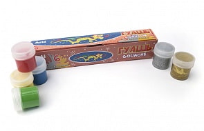 Краски гуашевые - Сказочный мир, 6 цветов по 20 мл, 120 мл (Arti, К000269)