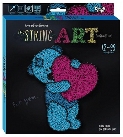 Набор креативного творчества String Art Мишка 