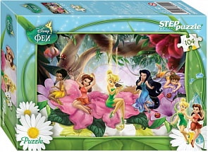 Пазл ДИСНЕЙ Феи, 104 элементов (Step Puzzle, 82110)