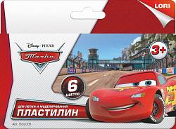 Пластилин Cars - Тачки, 6 цветов (Лори, Плд-005) - миниатюра
