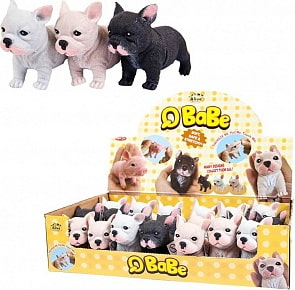 Игрушка-антистресс. Тянучка - Nature world - Французский бульдог, 3 вида (Junfa Toys, 1809-SQ079B/1) (ассортимент)