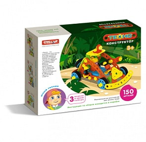 Техно конструктор «Джип», 150 деталей (Stellar, 02030)
