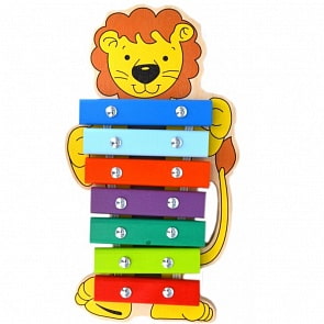 Ксилофон - Львенок, 7 нот с палочками (Алатойс, КС0704)