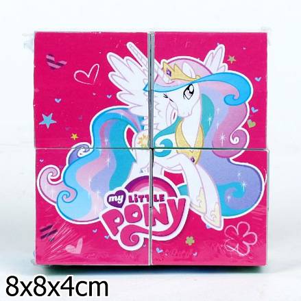 Деревянные кубики «My Little Pony» 4 шт. 
