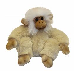 Мягкая игрушка – Обезьянка сидящая, палевая, 20 см (Hansa, 2838) - миниатюра