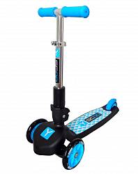 Трехколесный самокат Trio blue Y-Scoo, 4414RT - миниатюра