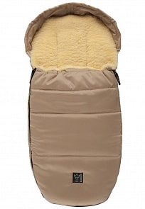 Конверт Lenny меховой, 2 молнии, sand (Kaiser, 00-0013318) 