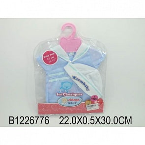 Комплект одежды для куклы, футболка и шапка (Baby Dolls, B1226776sim)